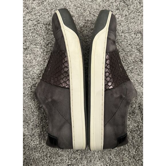 Johnston Murphy Women's Slip On Sneakers‎ Sz 6M Gray Suede Reptile Comfort Shoes - Picture 14 of 14